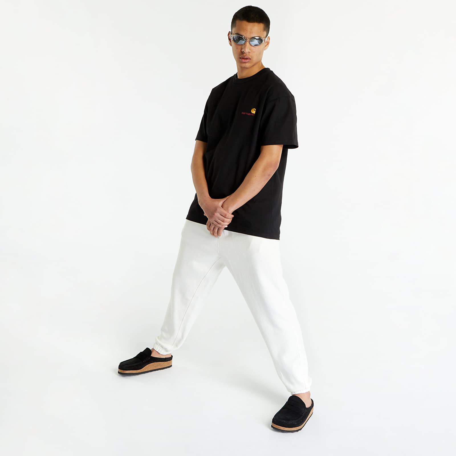 T-shirts Carhartt WIP S/S American UNISEX Script T-Shirt Black