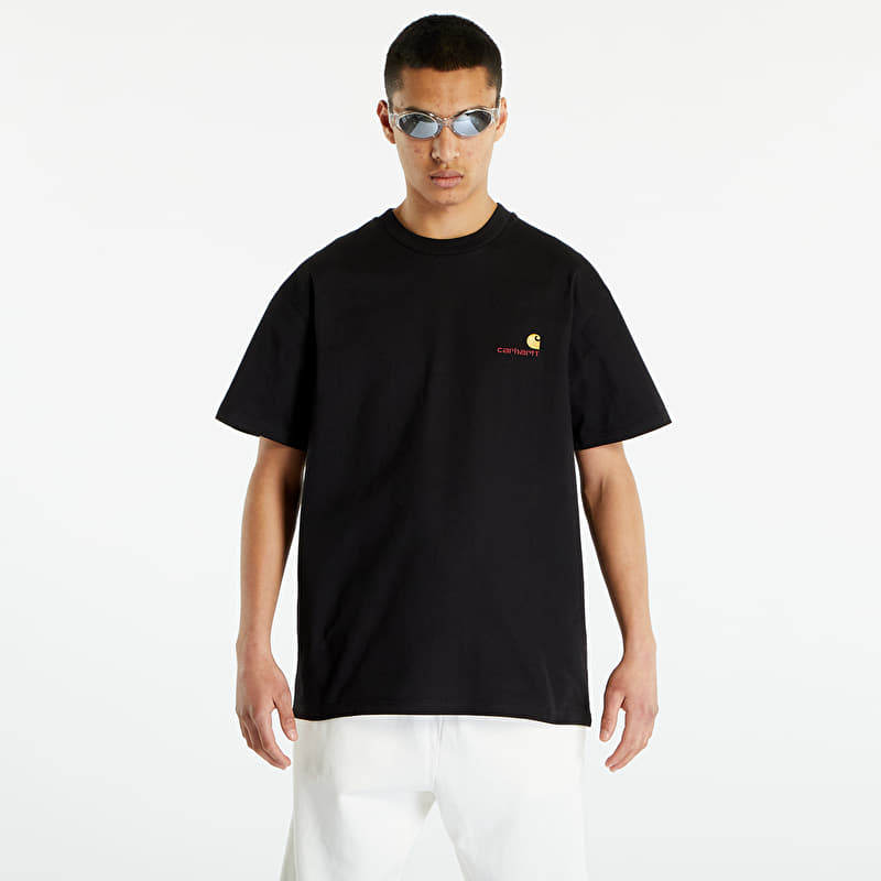 Carhartt WIP S/S American UNISEX Script T-Shirt Black