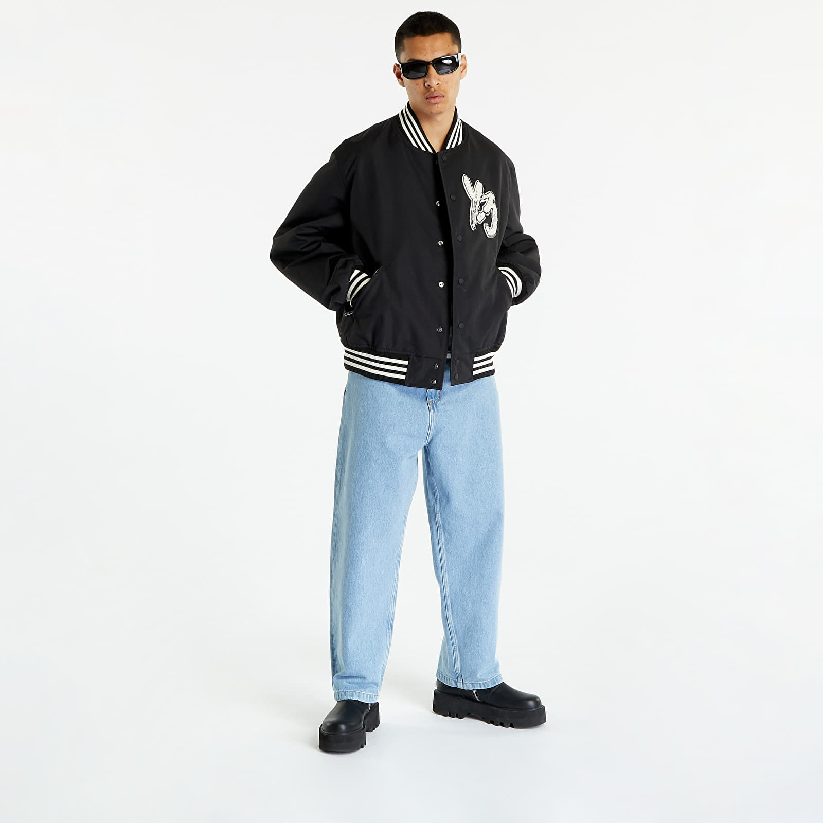 Giacche Y-3 Team Jacket Black/ Off White