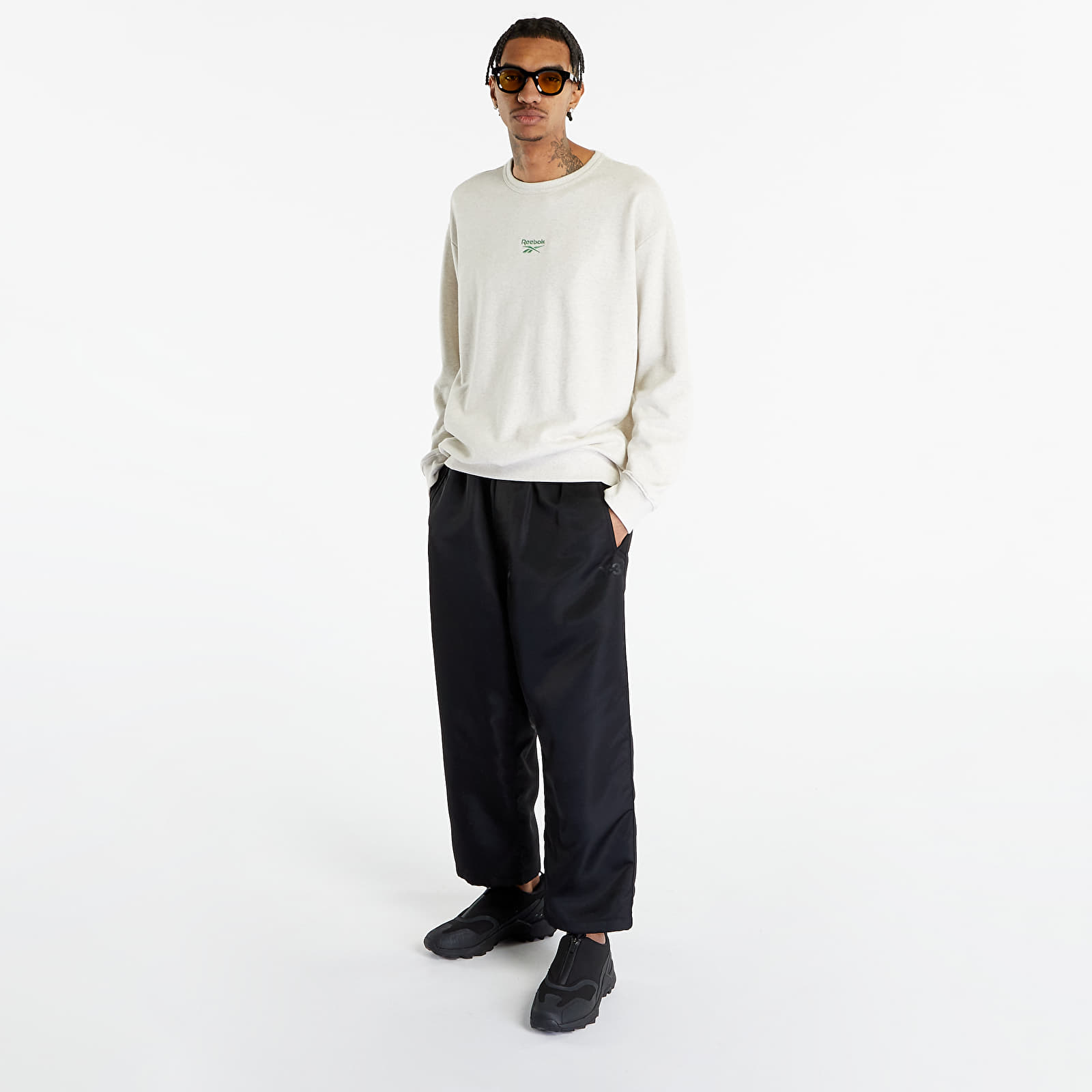 Felpe Reebok Classics Small Vector Crew Sweatshirt Chalk Mel