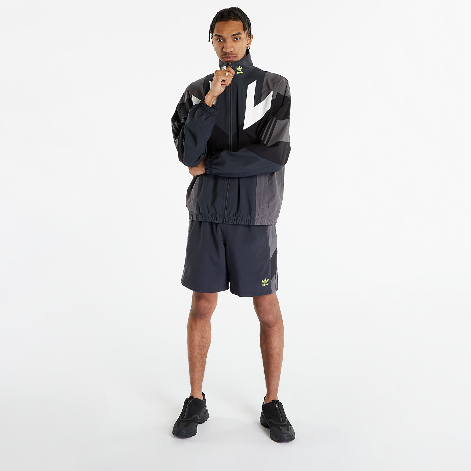 Bundy adidas Originals Rekive Woven Track Jacket Carbon/ Grey Five