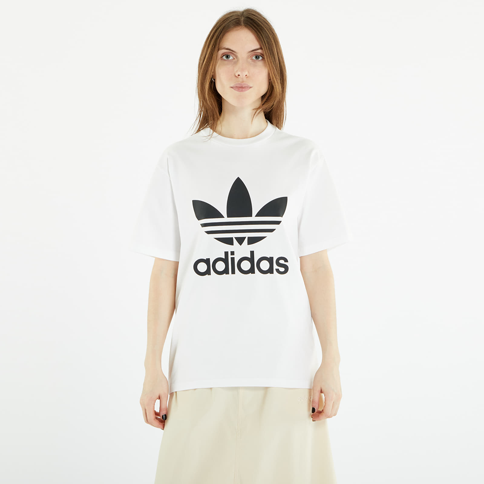 T-särgid adidas Originals Trefoil Tee White