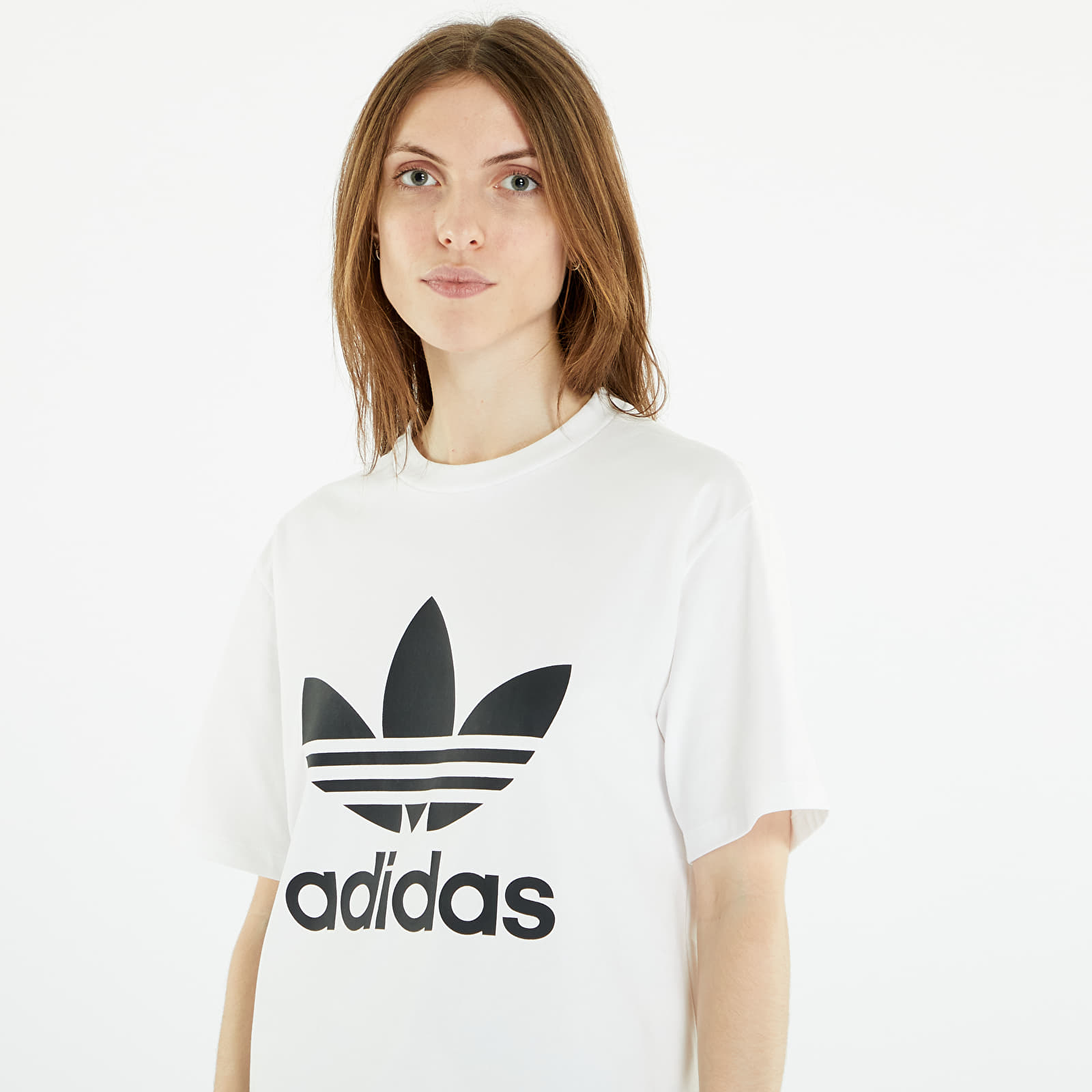 T-särgid adidas Originals Trefoil Tee White