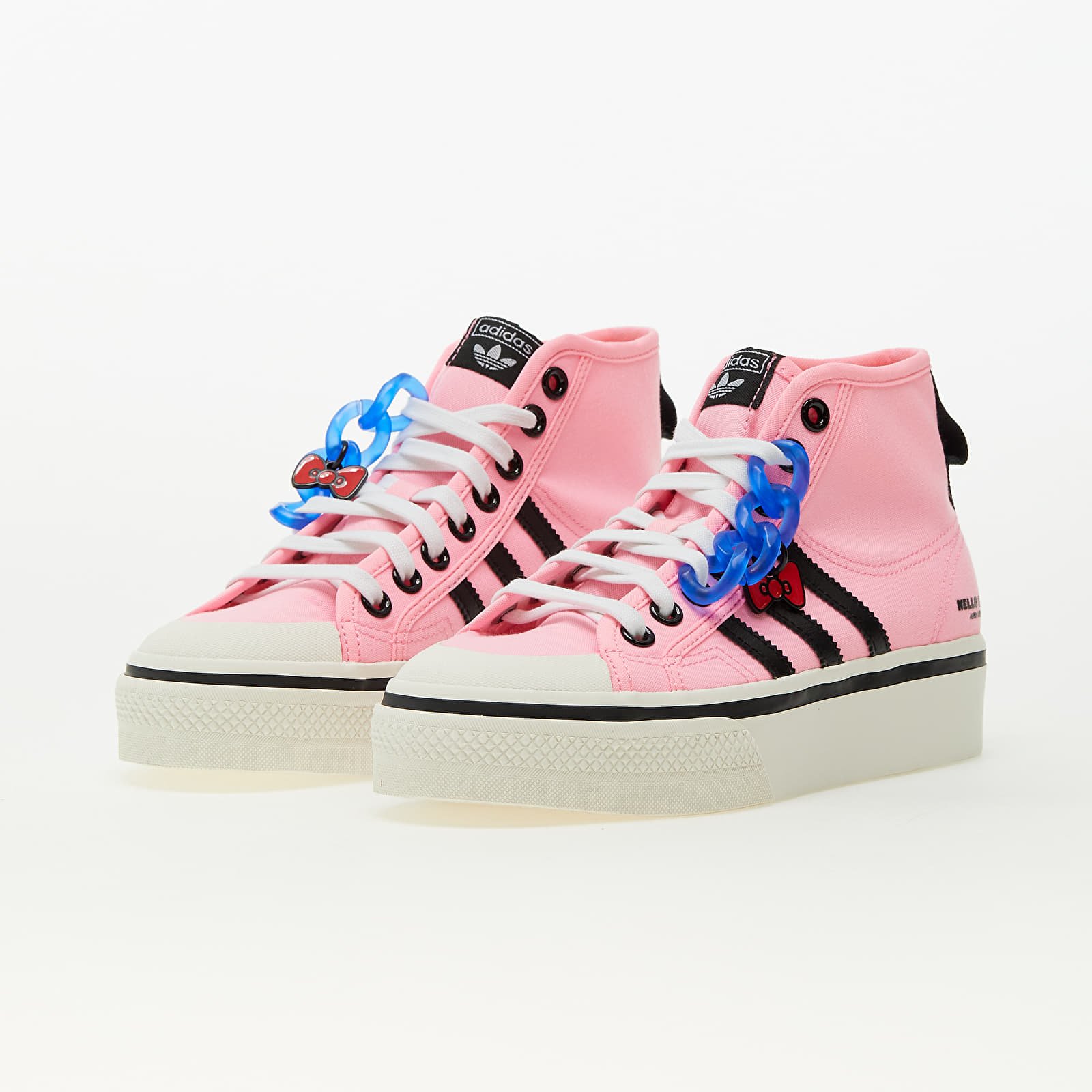 Women s shoes adidas Nizza Platform Mid W Pink Glow Core Black
