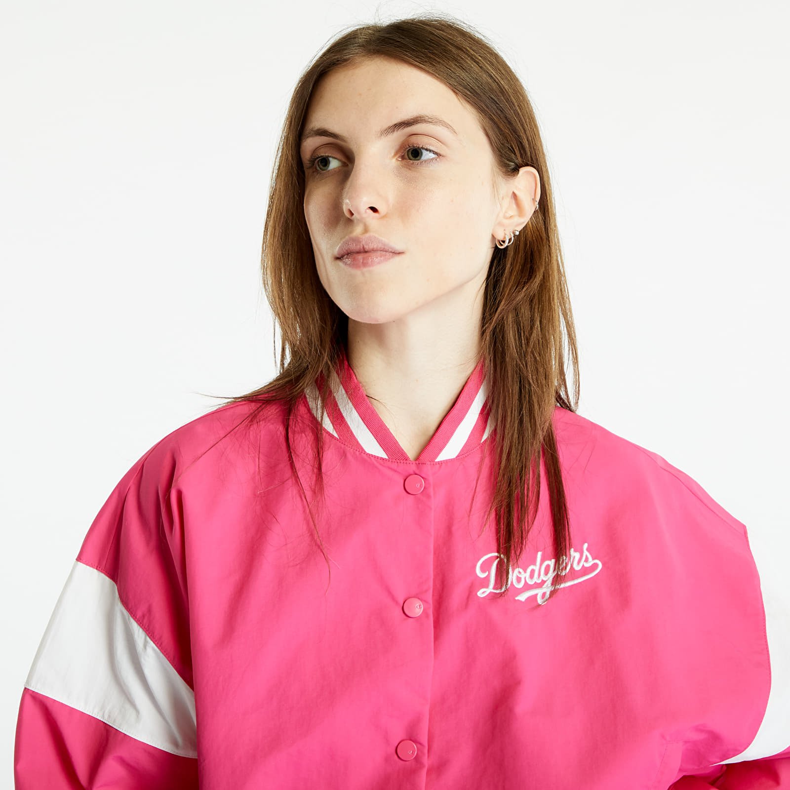 Bundy a kabáty Champion Full Zip Top Dodgers Pink