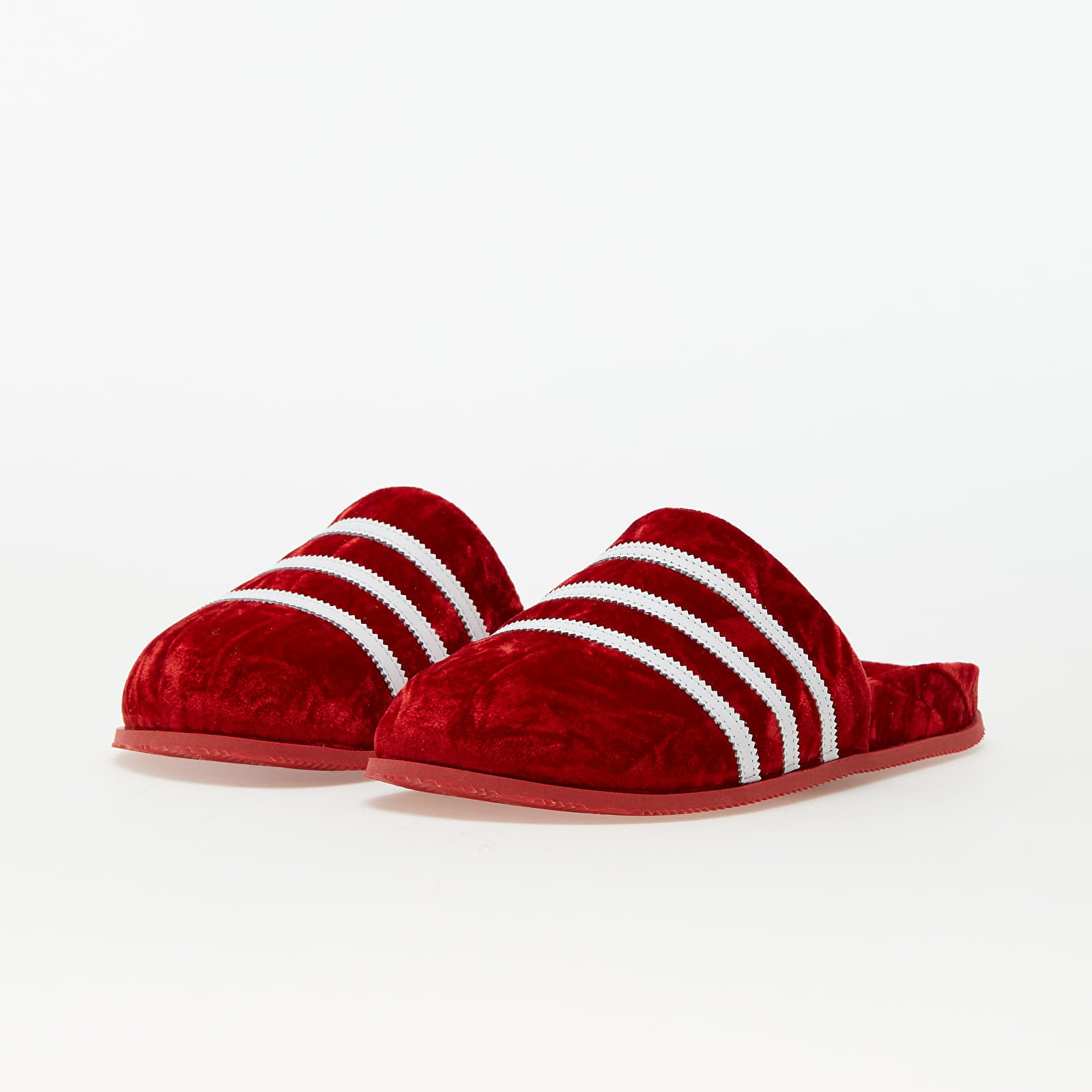 Adidas velvet slides outlet