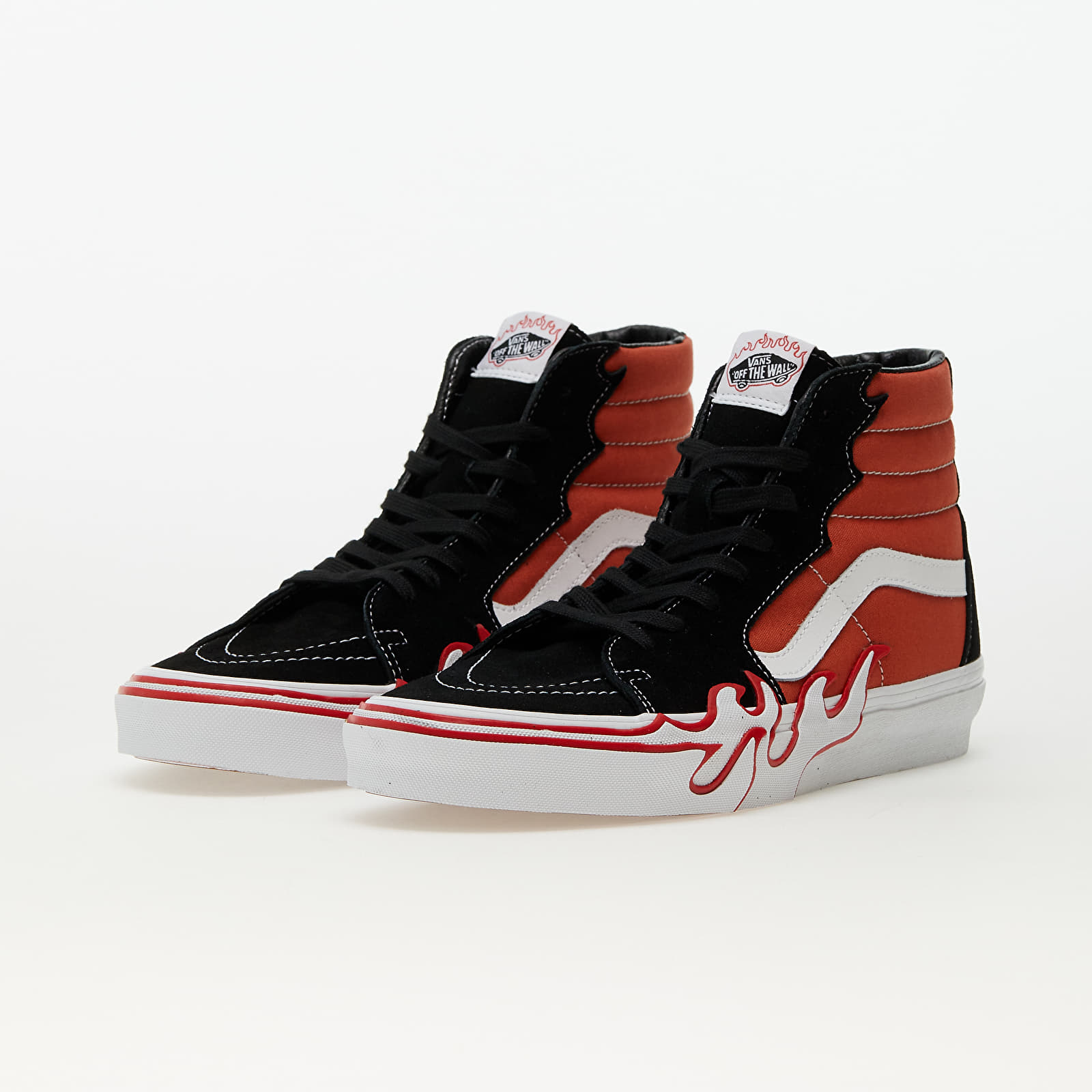 Burnt orange store high top vans