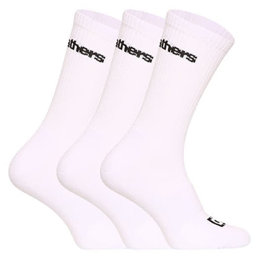 Horsefeathers Delete Premium 3-Pack Socks  White