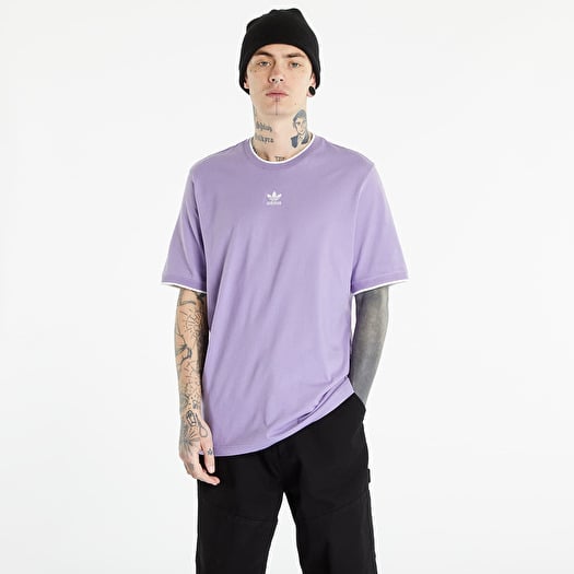 Adidas lilac cheap t shirt