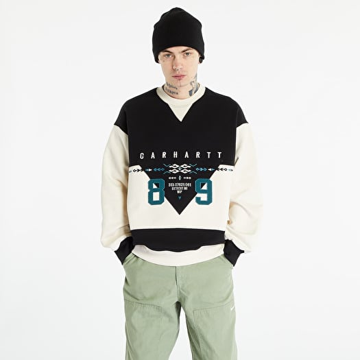 Hoodies and sweatshirts Carhartt WIP Santa Fe Sweatshirt Black/ Natural |  Footshop