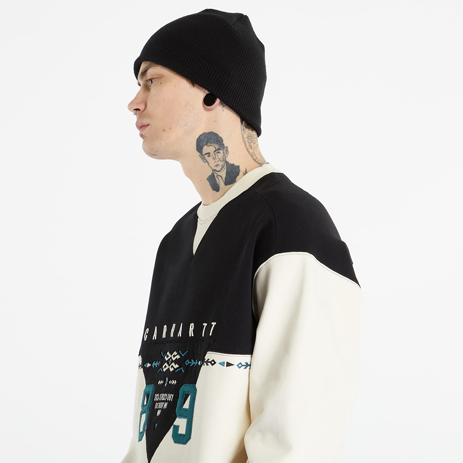 Φούτερ Carhartt WIP Santa Fe Sweatshirt Black/ Natural