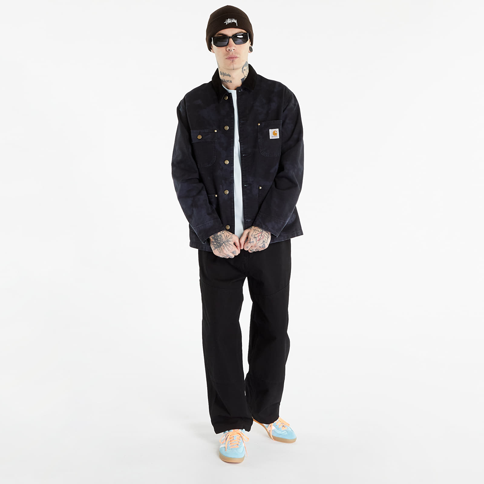 Kabátok Carhartt WIP OG Chore Chromo Coat UNISEX Black Chromo/ Black