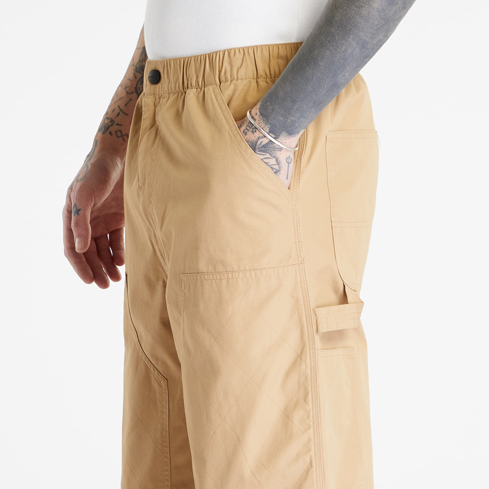 Pantaloni și blugi Carhartt WIP Tyler Pant Dusty H Brown