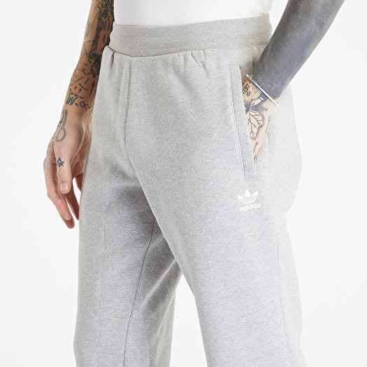 Adidas grey trefoil joggers hot sale