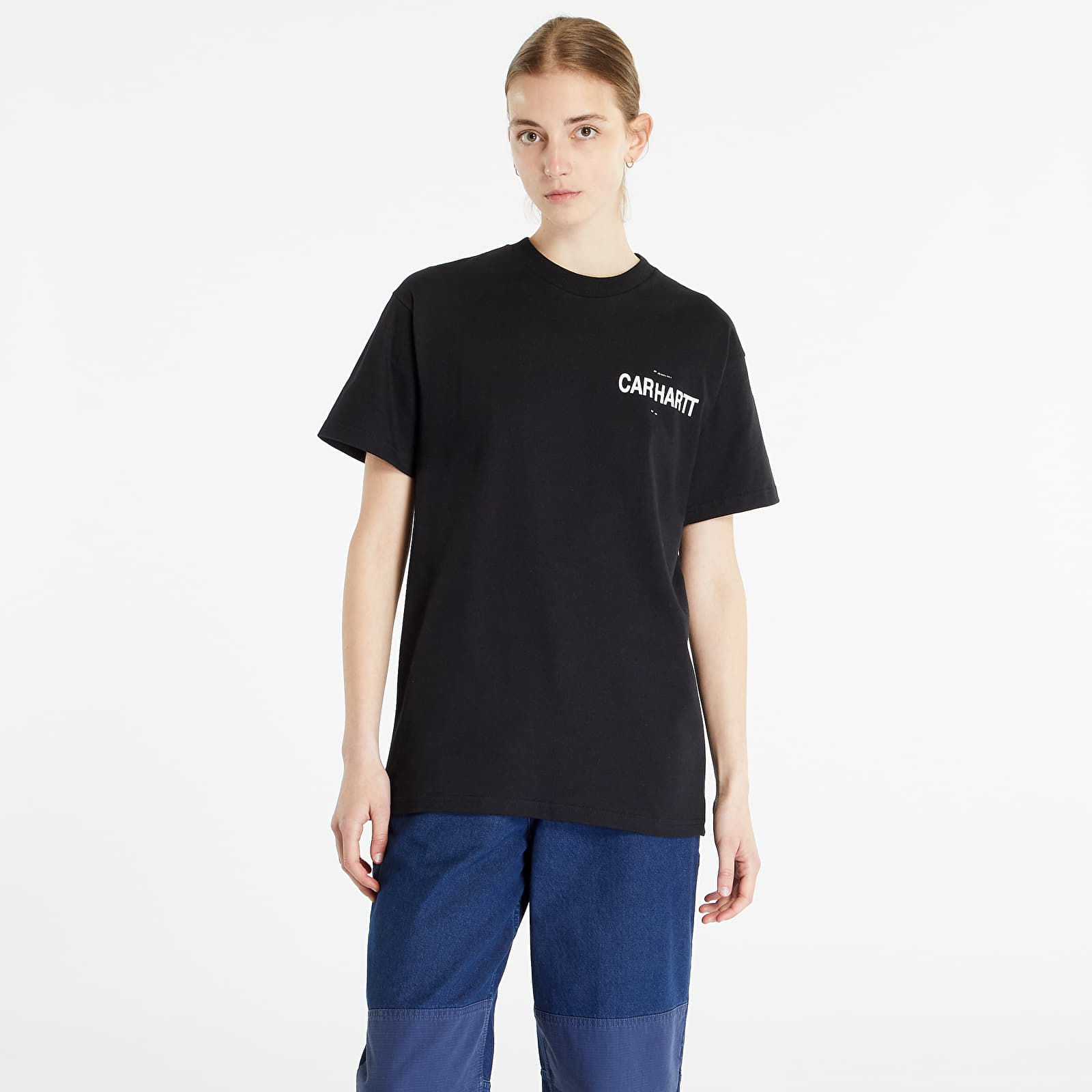Tricouri Carhartt WIP Fold-In Short Sleeve Tee UNISEX Black