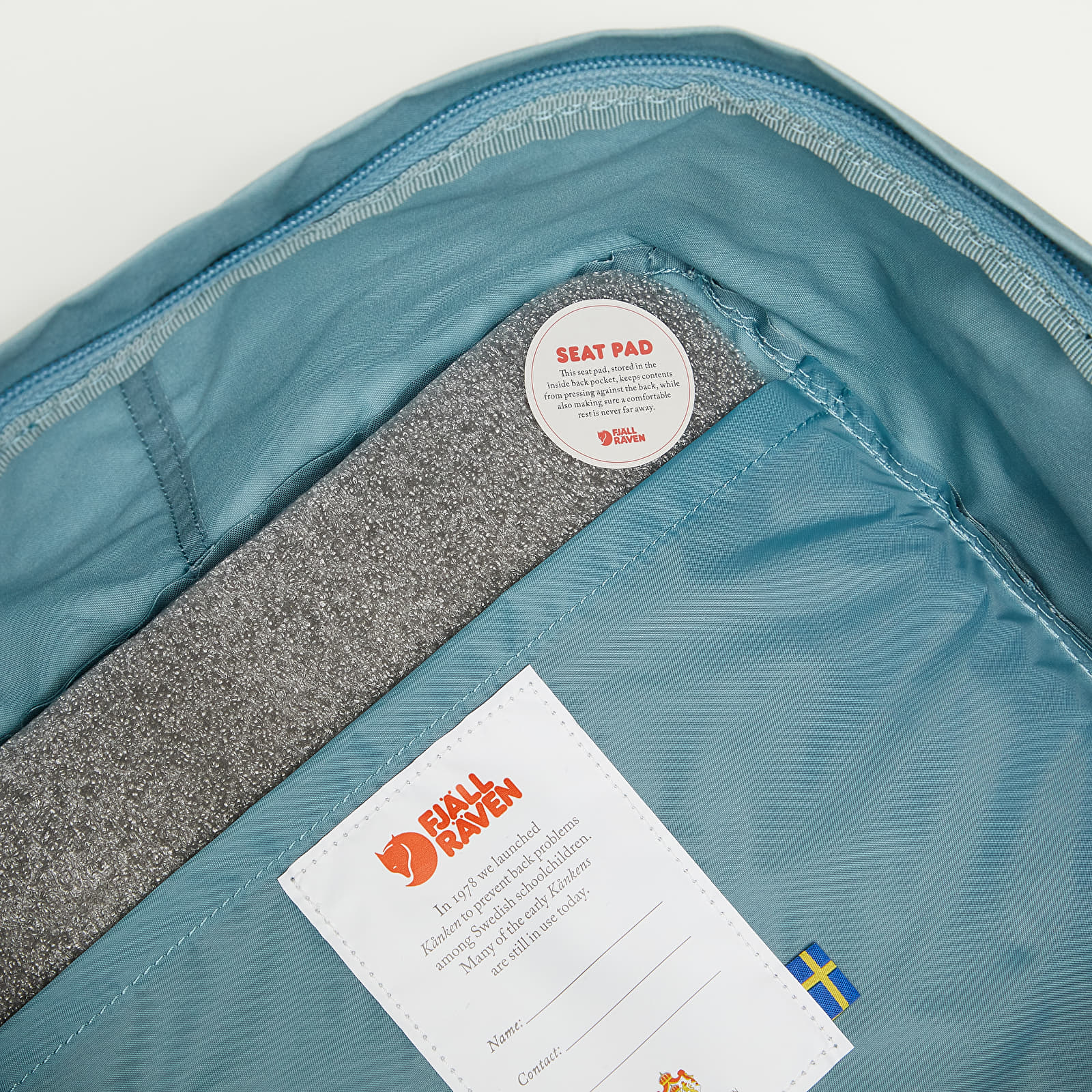 Fjallraven kanken large store backpack sky blue