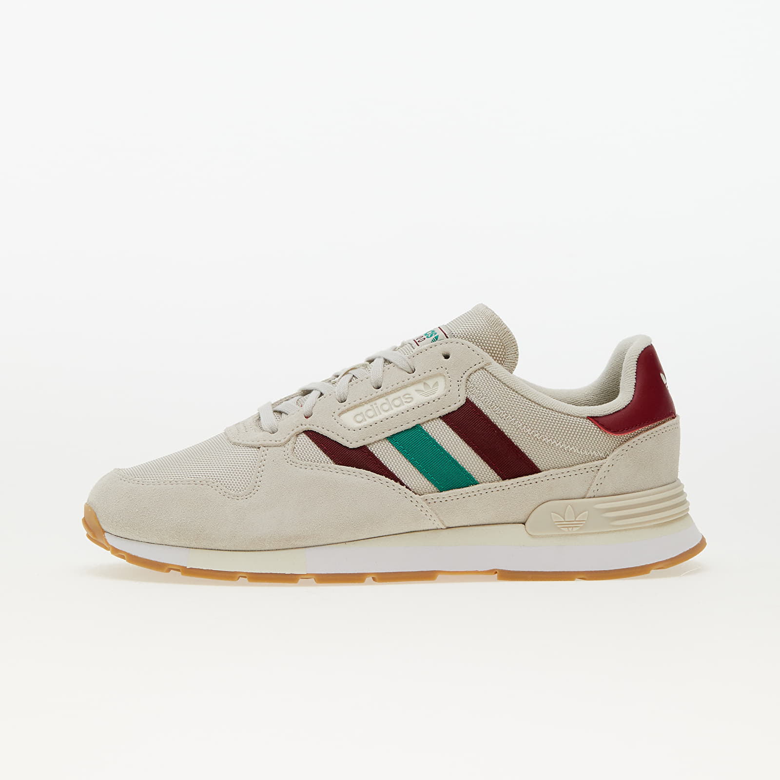 Herren Sneaker und Schuhe adidas Treziod 2 Aluminium/ Core Burgundy/ Court Green