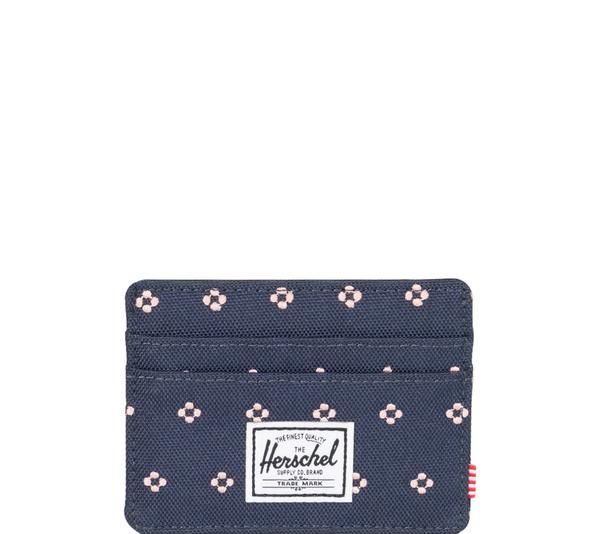 Portafogli Herschel Supply Co. Charlie + Wallet Peacot/ Apricot Blush Dots