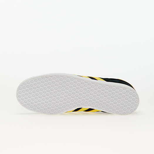 Adidas gazelle black and yellow hot sale