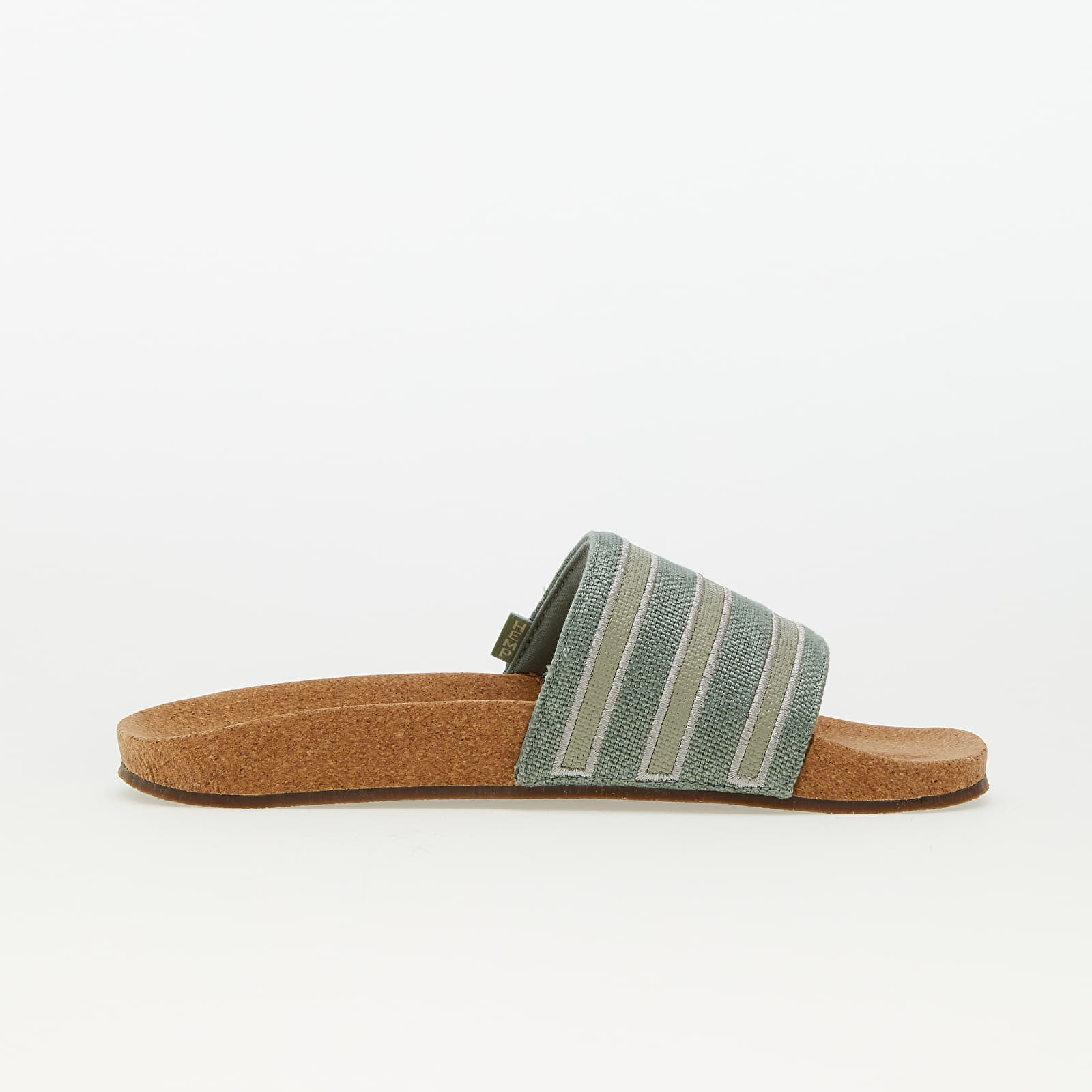 Herren Sneaker und Schuhe adidas Adilette Silver Green/ Metal Grey/ Gum5
