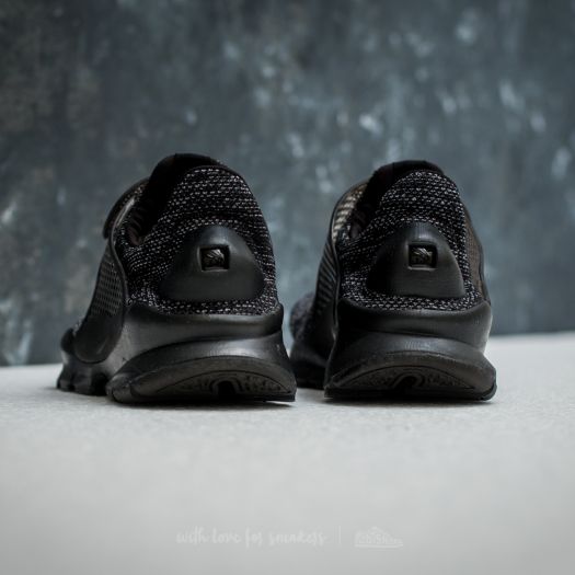Nike sock dart leather black discount