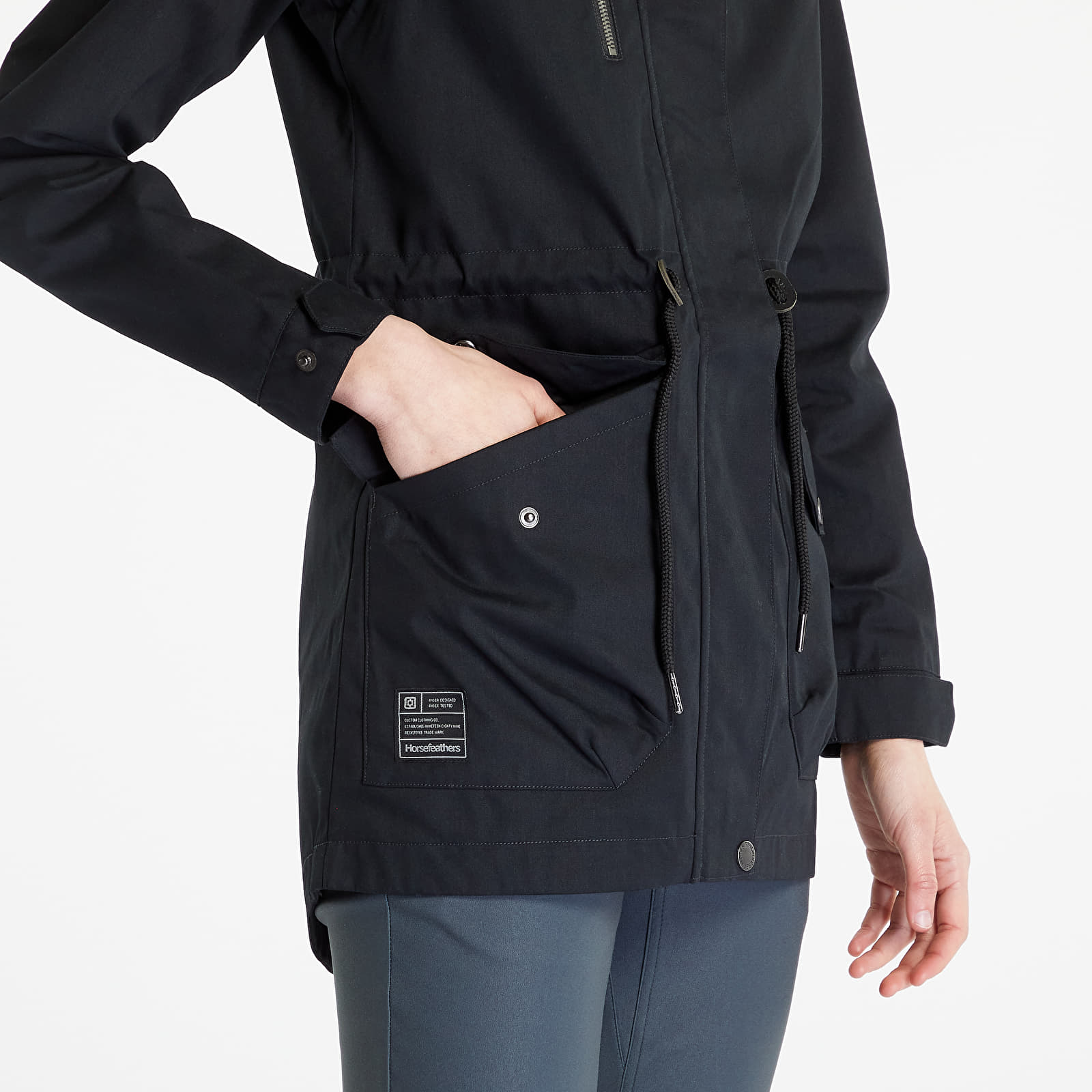 Geci parka Horsefeathers Skylar Jacket Black