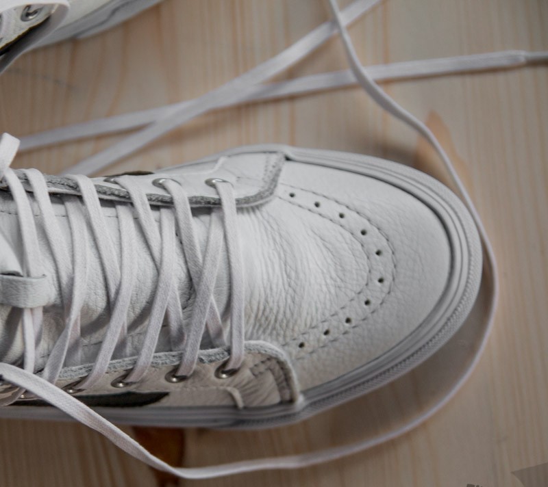 Damen Sneaker und Schuhe Vans Sk8-Hi Slim Zip (Leather) True White/Leopard