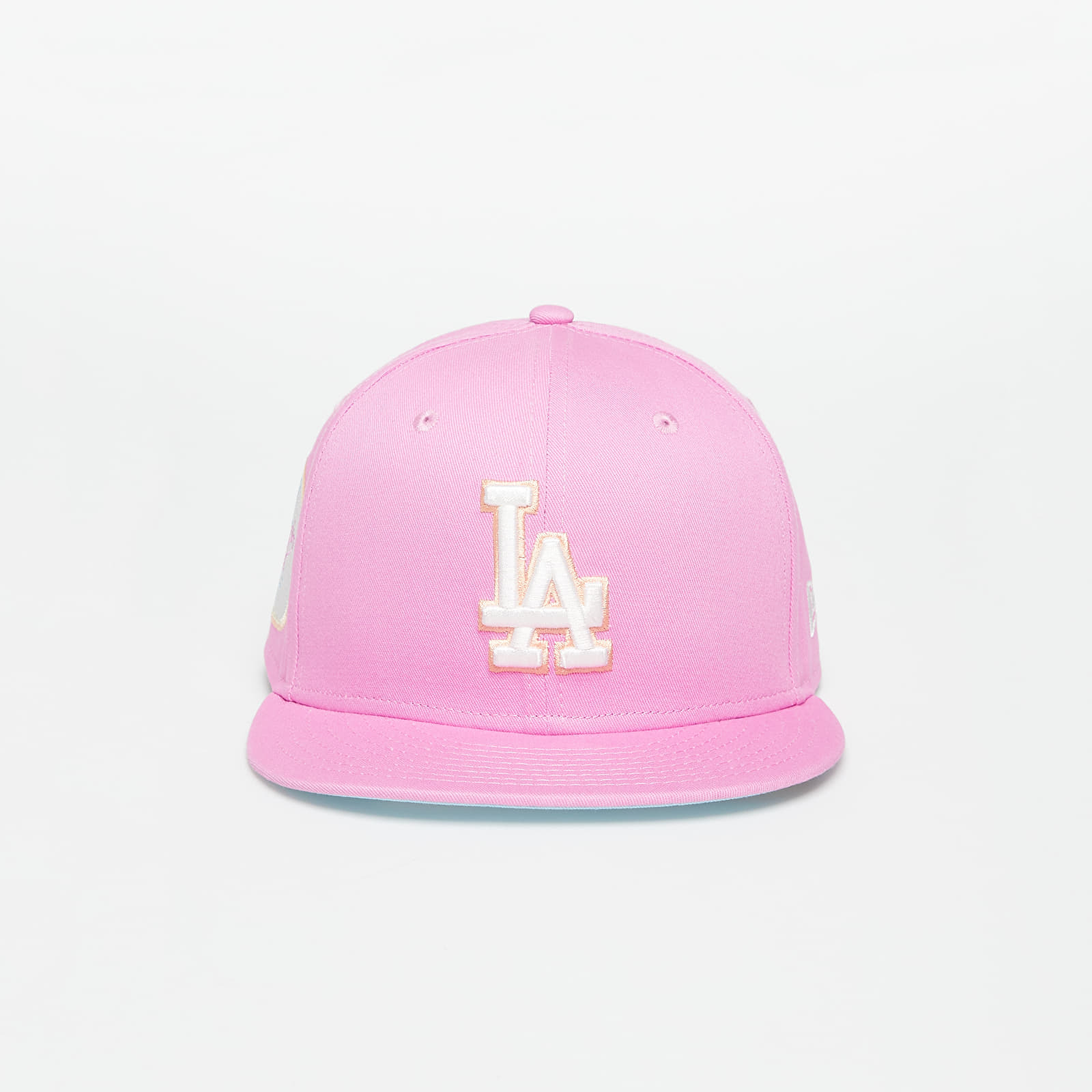 New Era - los angeles dodgers pastel patch 9fifty snapback cap wild rose/ off white