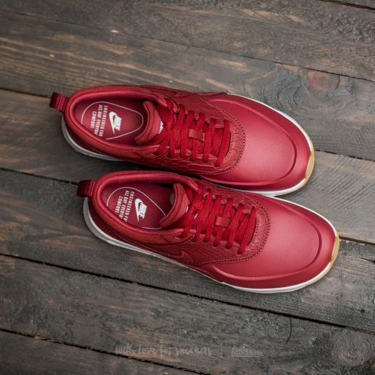 Nike air womens thea red and yellow cheap