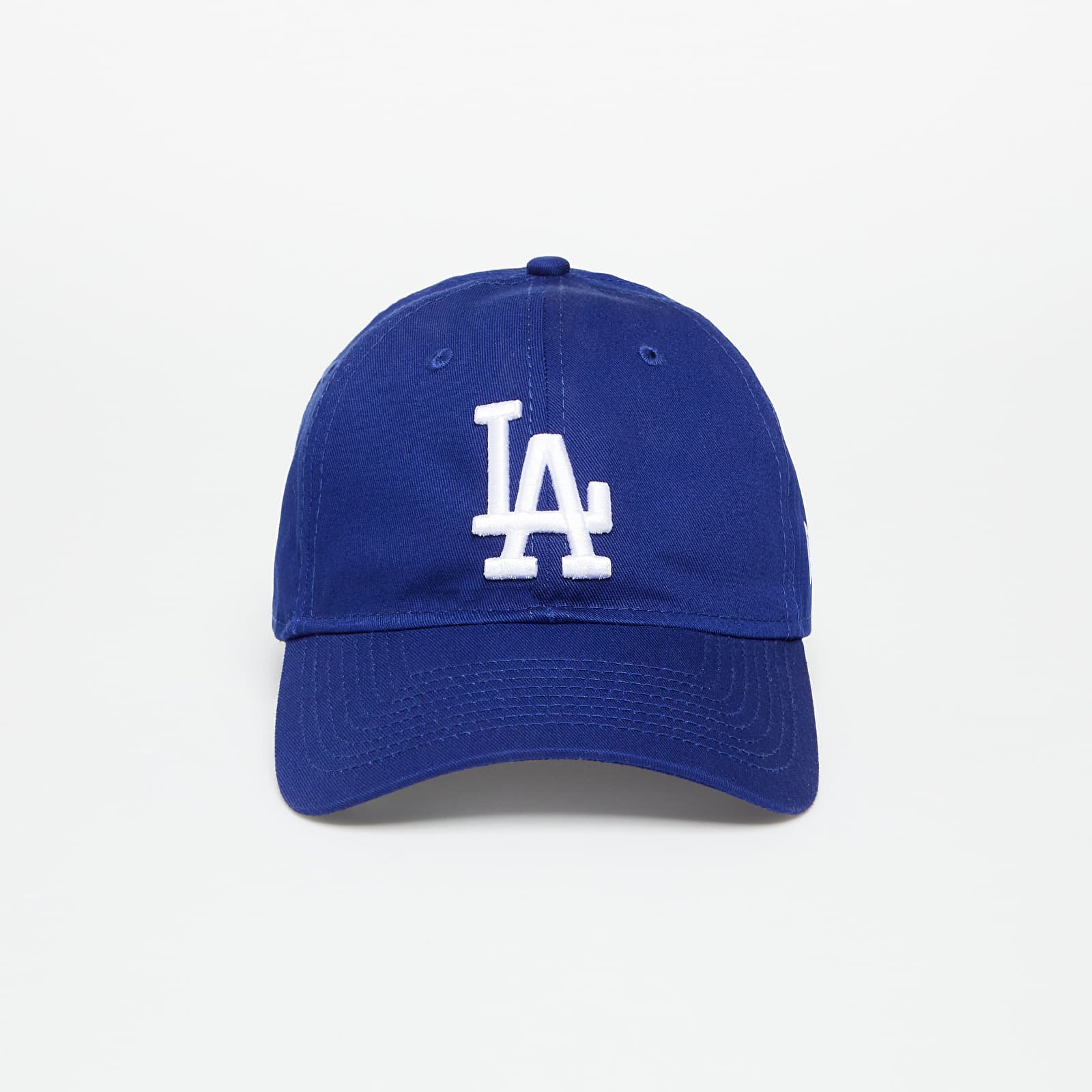 Caps New Era Los Angeles Dodgers League Essential Blue 9TWENTY Adjustable Cap Dark Royal/ Optic White