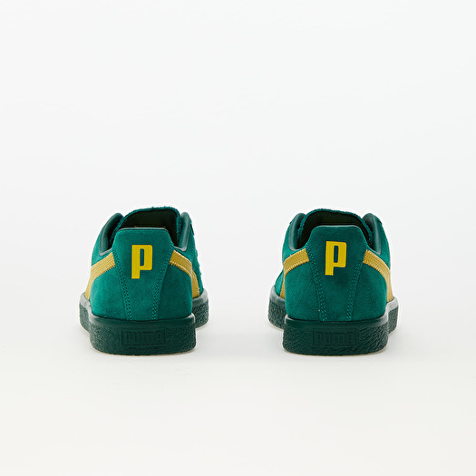 Puma clyde store yellow black
