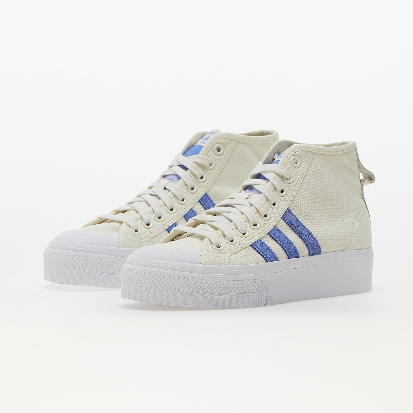 Women's shoes adidas Nizza Platform Mid W Off White/ Blue Fusion/ Cloud White