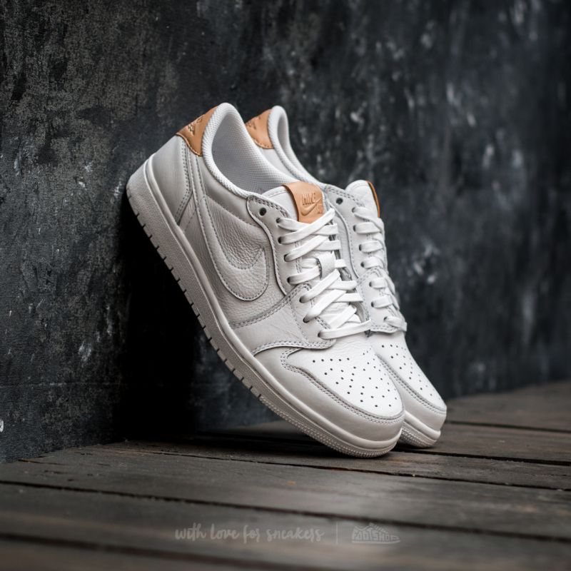 Men's shoes Air Jordan 1 Retro Low OG Premium White/ Vachetta Tan
