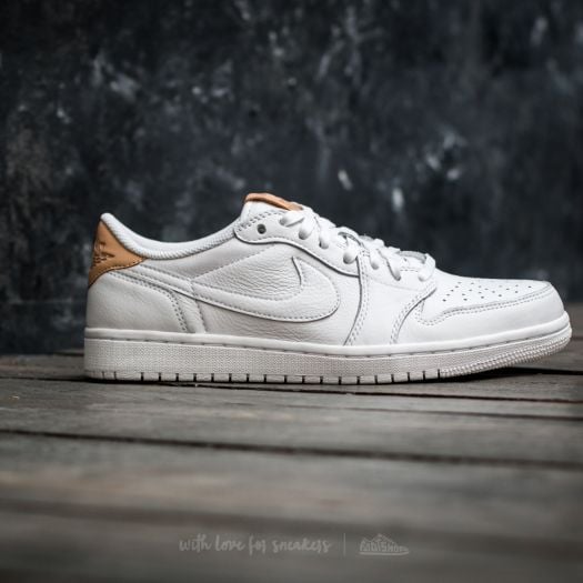 Men s shoes Air Jordan 1 Retro Low OG Premium White Vachetta Tan White Footshop