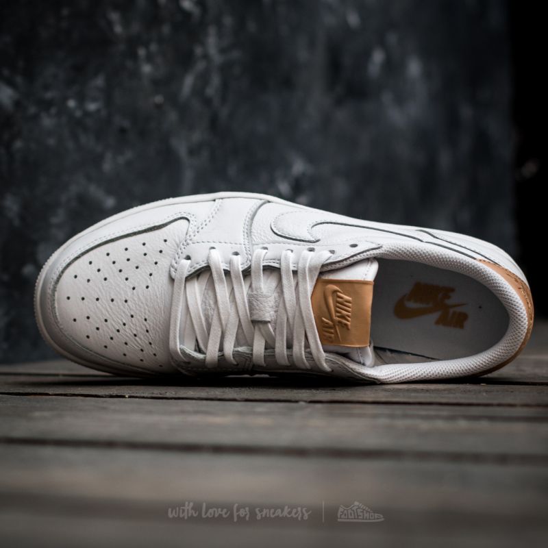Men's shoes Air Jordan 1 Retro Low OG Premium White/ Vachetta Tan