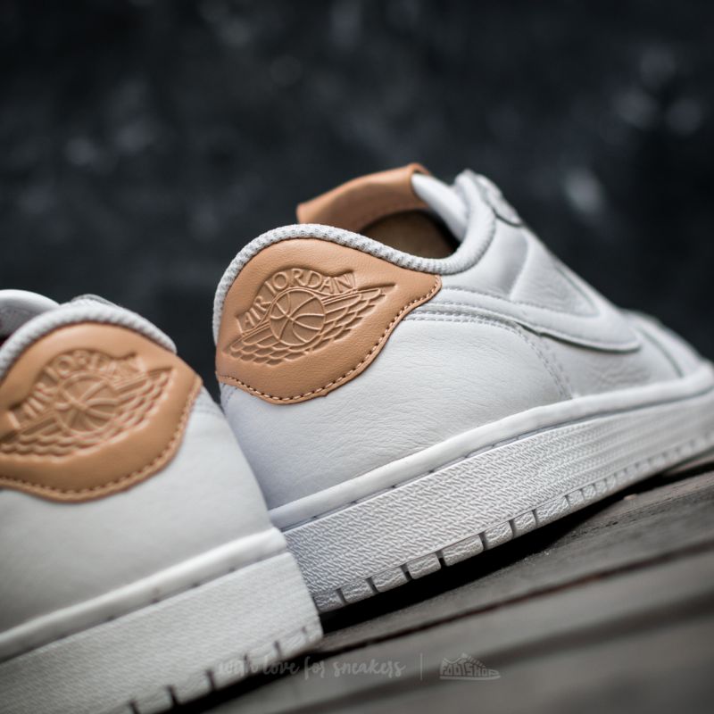 Men's shoes Air Jordan 1 Retro Low OG Premium White/ Vachetta Tan