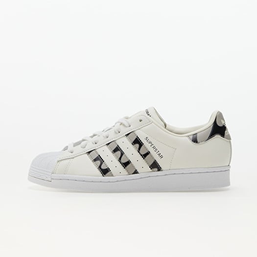Adidas superstar womens grey and white on sale