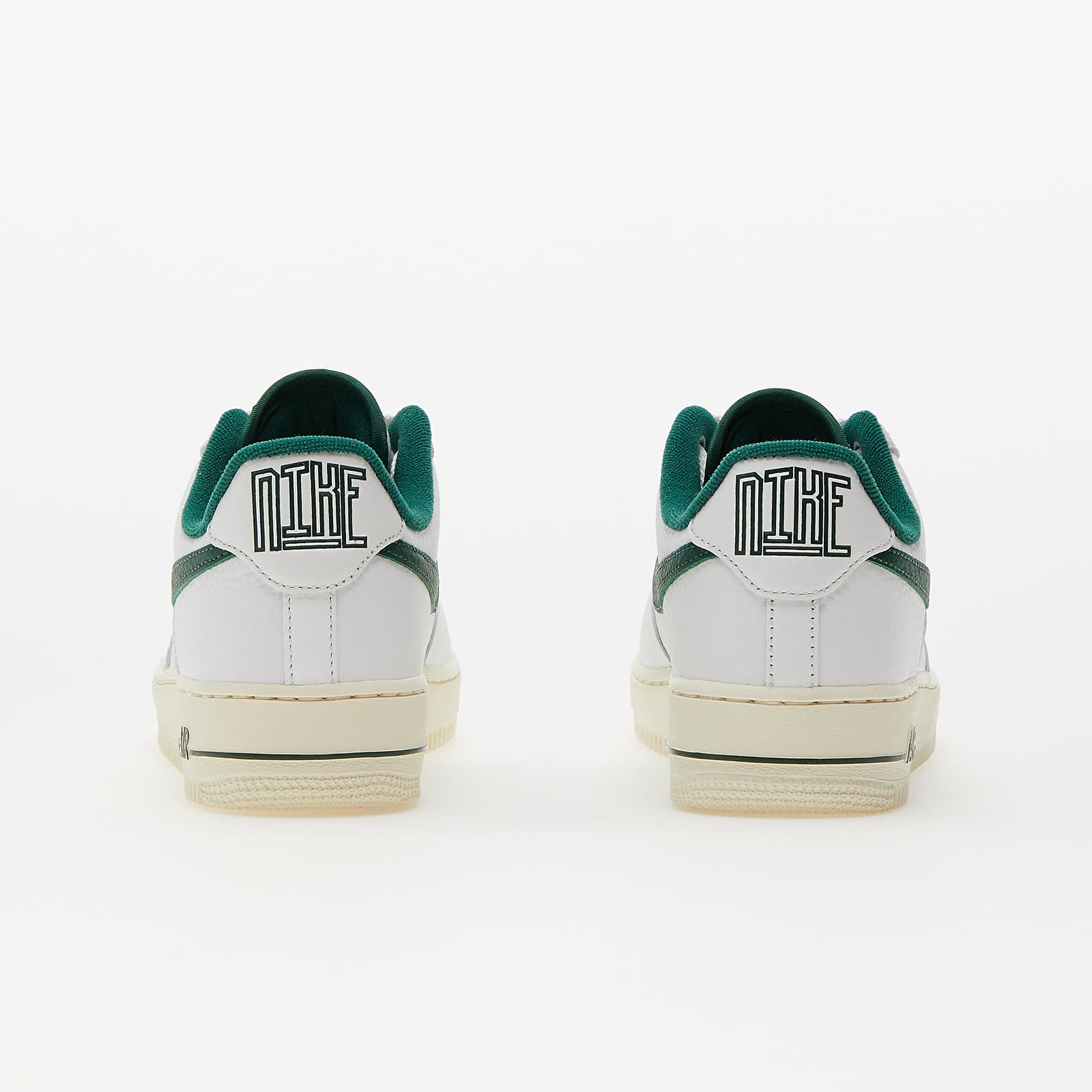 Nike air force 1 green swoosh cheap