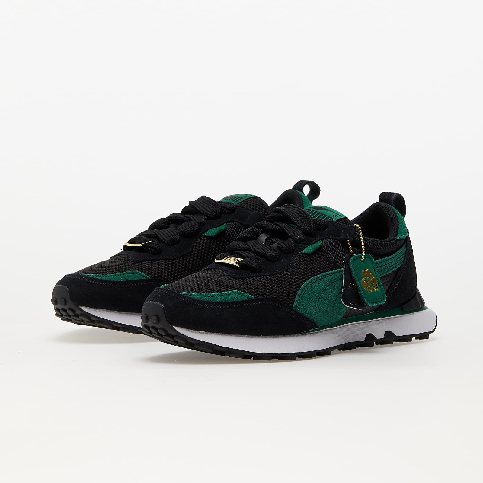 Puma dark green shoes on sale