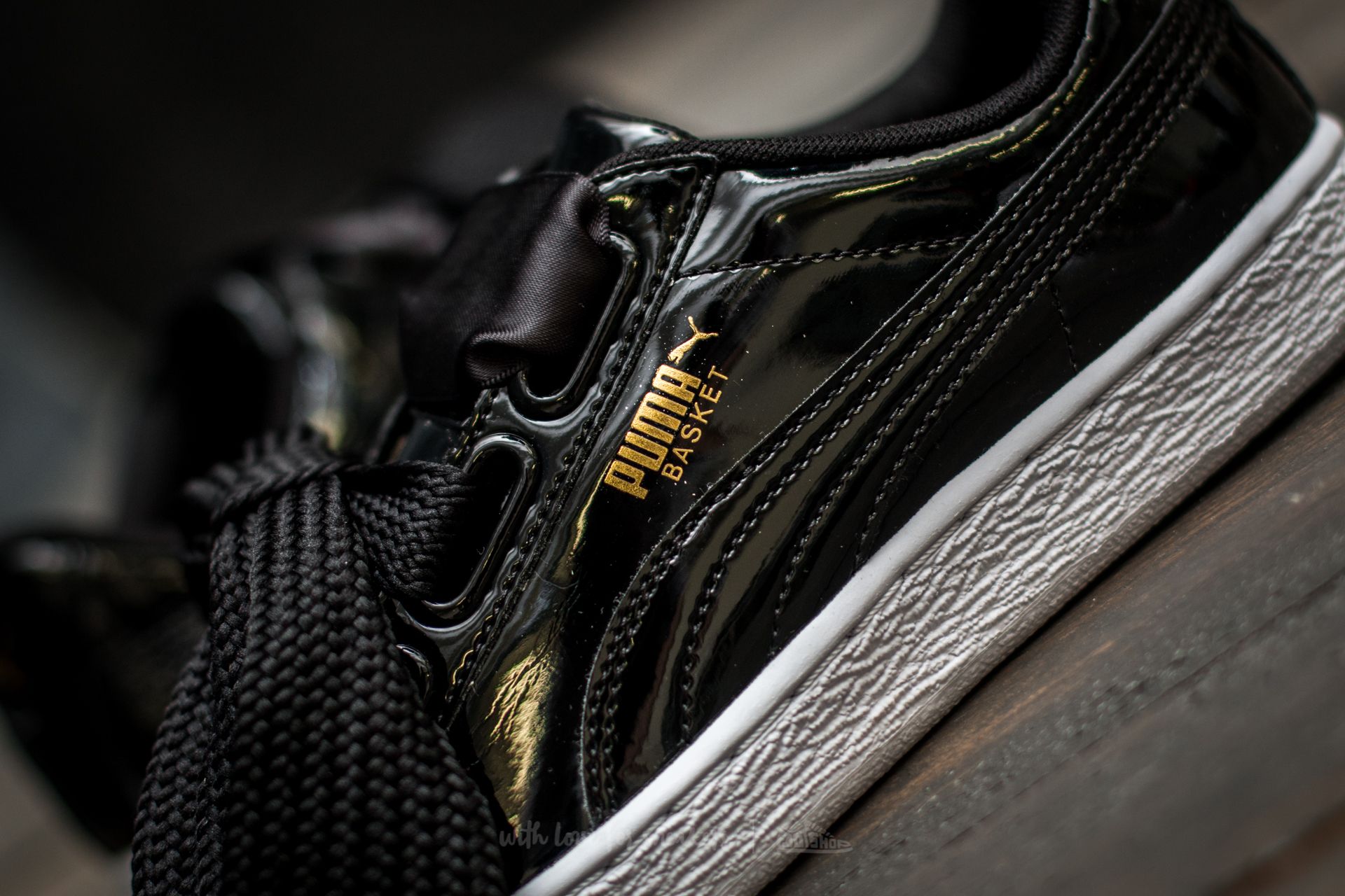 Women s shoes Puma Basket Heart Patent Wn s Puma Black Puma