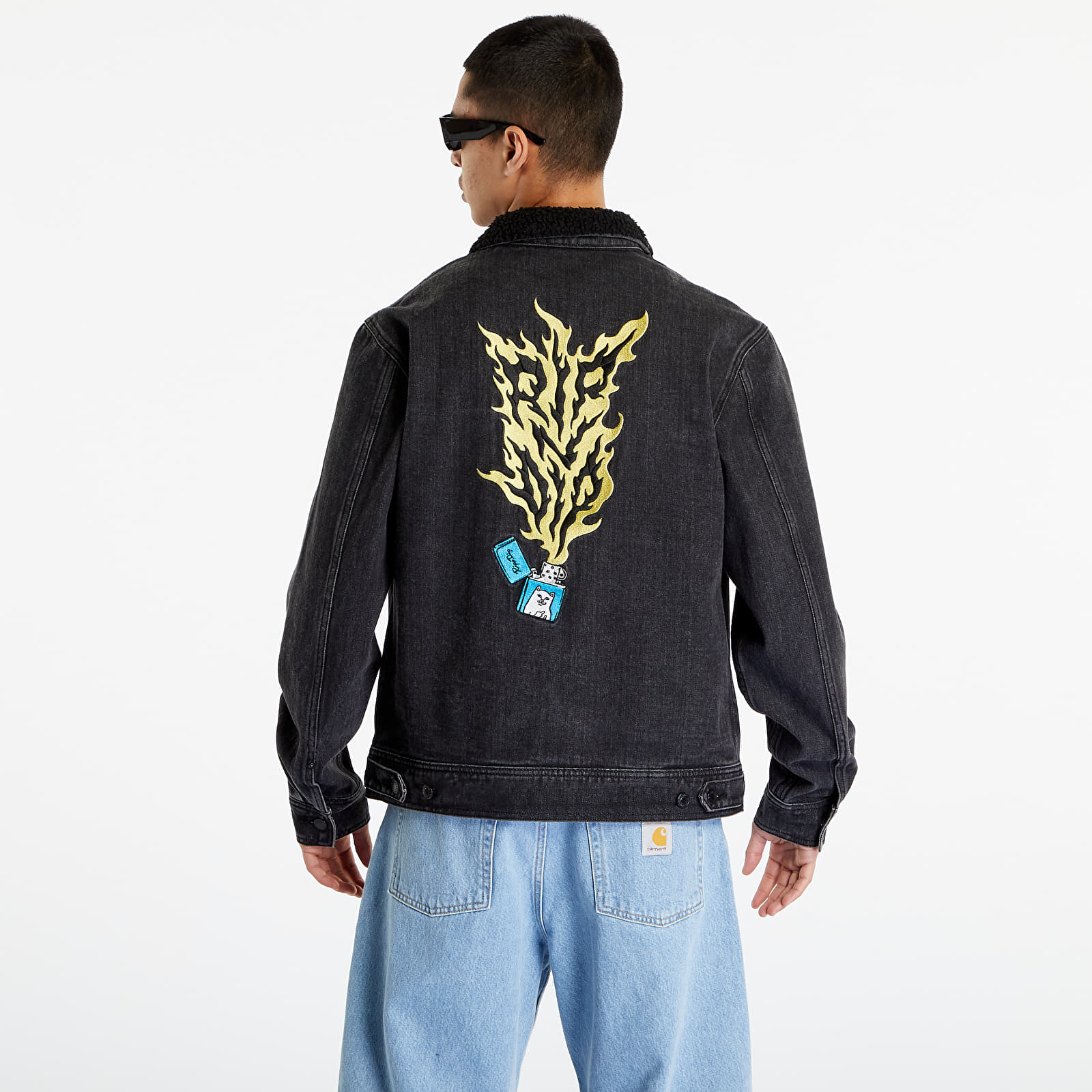 Jakker RIPNDIP RIPNLIT Denim Jacket Black Denim Wash