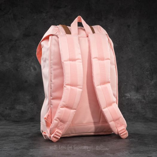 Herschel Supply Co. Retreat Mid-Volume Backpack Apricot Blush/ Tan  Synthetic Leather | Footshop