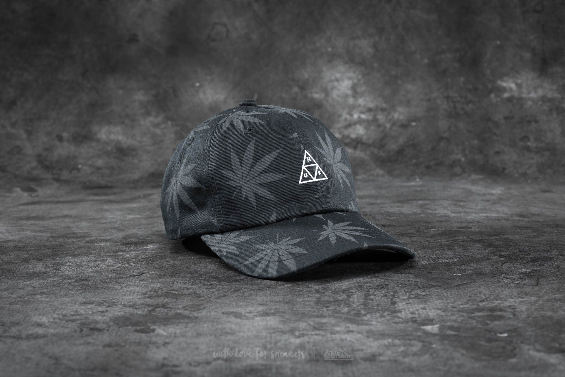 Gorras HUF Apparel 420 Triple Triangle Dad Hat Black