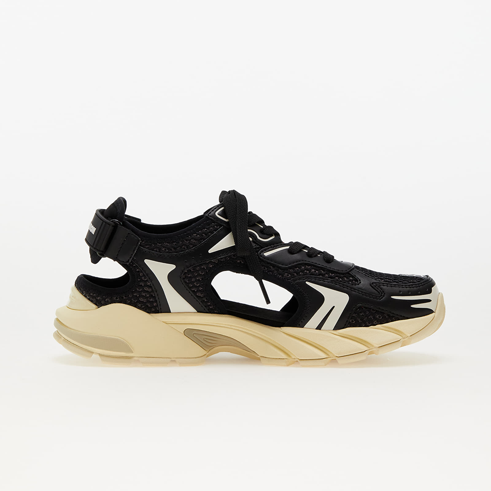 Women's shoes HERON PRESTON Block Stepper Sandal Lea/Mesh Black