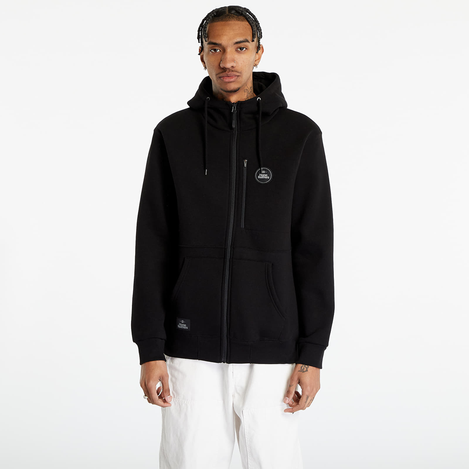Hanorac Horsefeathers Zach II Sweatshirt Black
