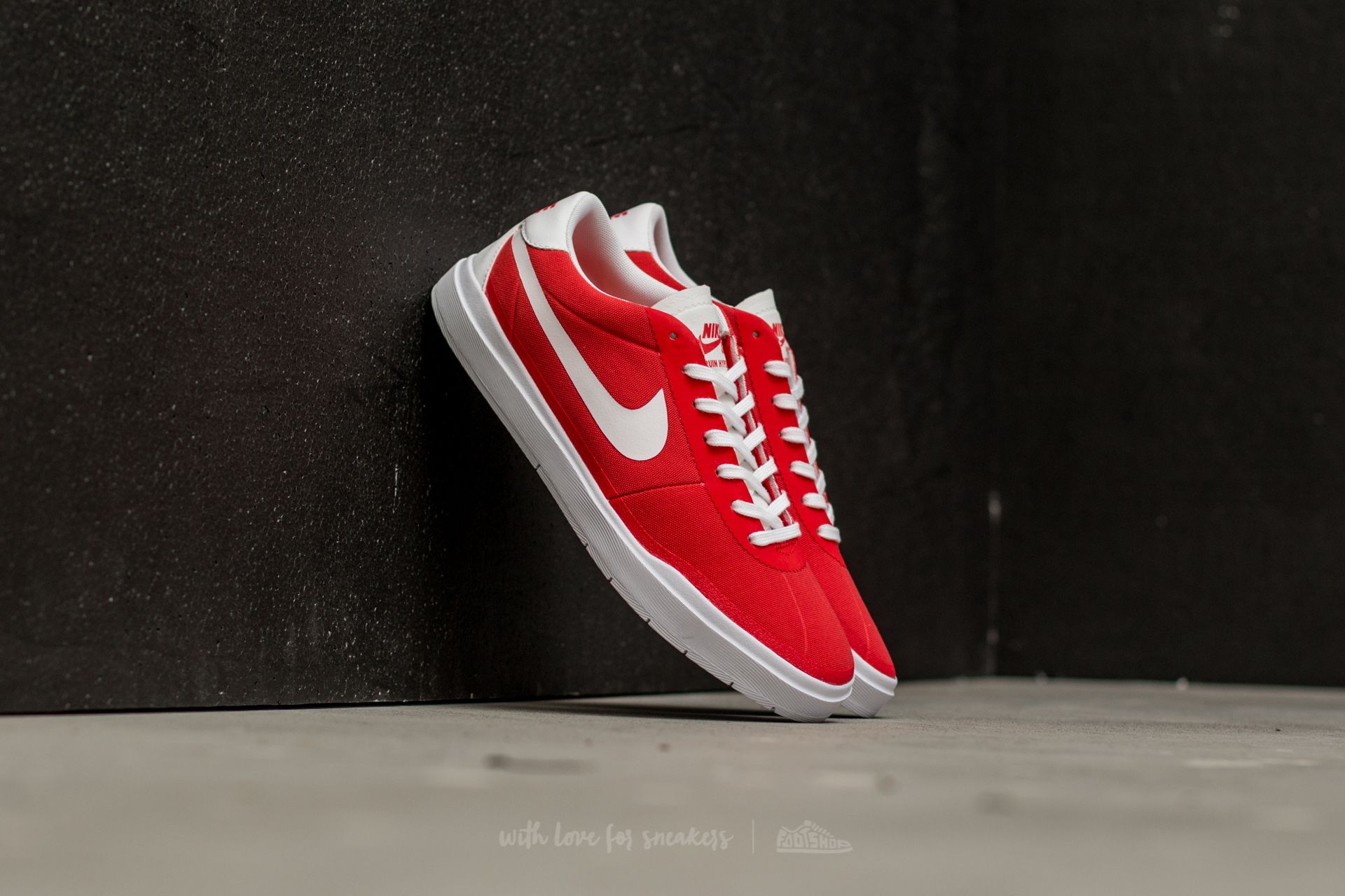 Men's shoes Nike SB Bruin Hyperfeel Canvas Track Red/ White-White-White