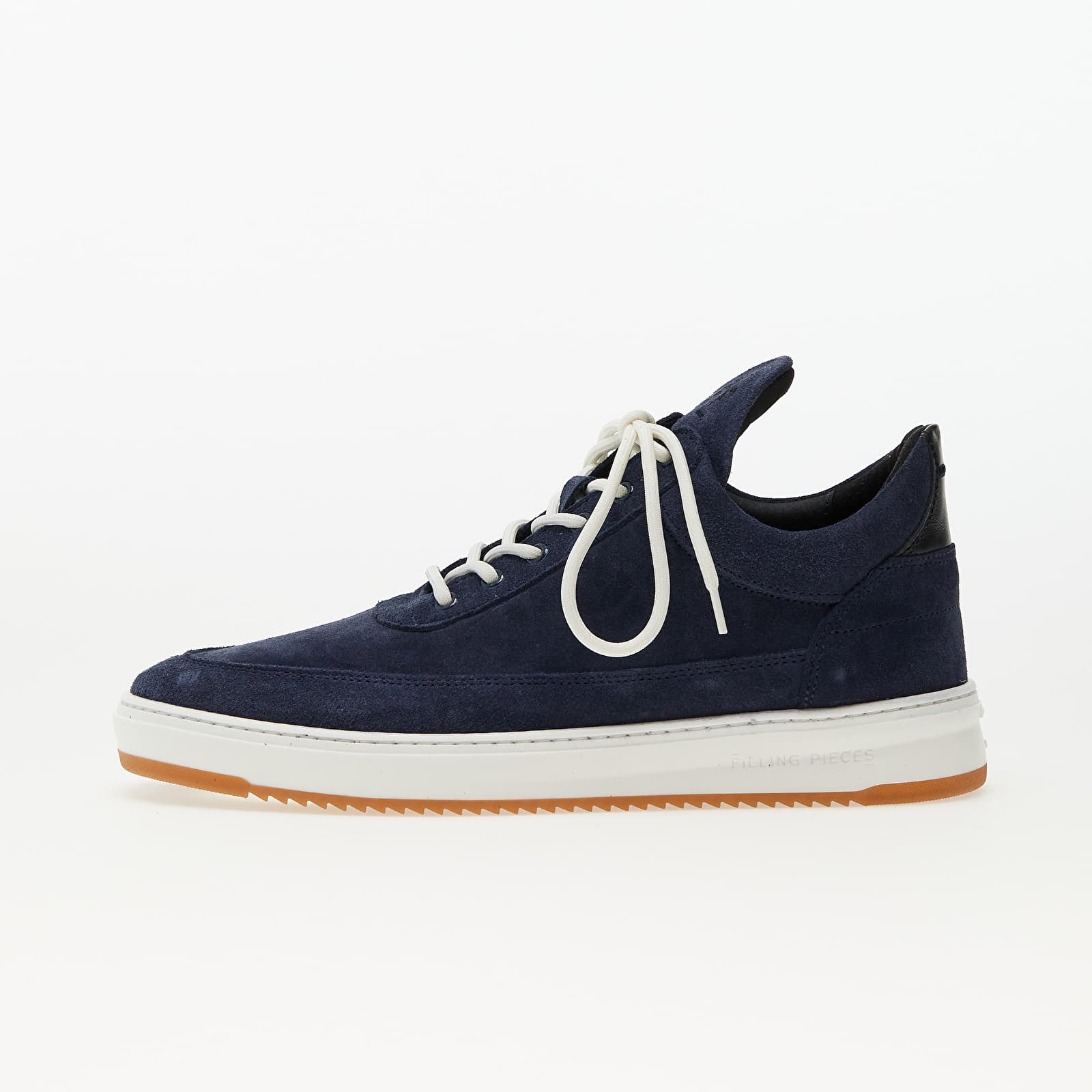 Levně Filling Pieces Low Top Ripple Suede Dark Blue