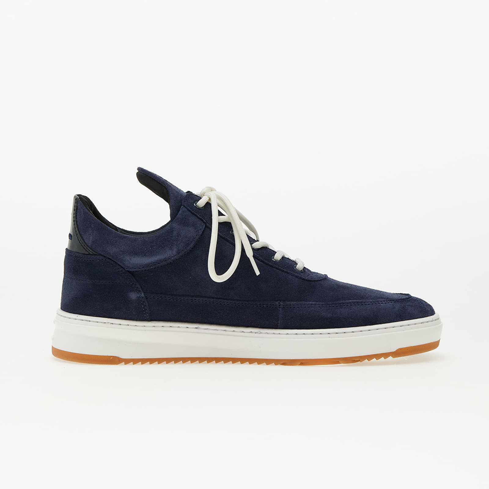 Pánské tenisky a boty Filling Pieces Low Top Ripple Suede Dark Blue