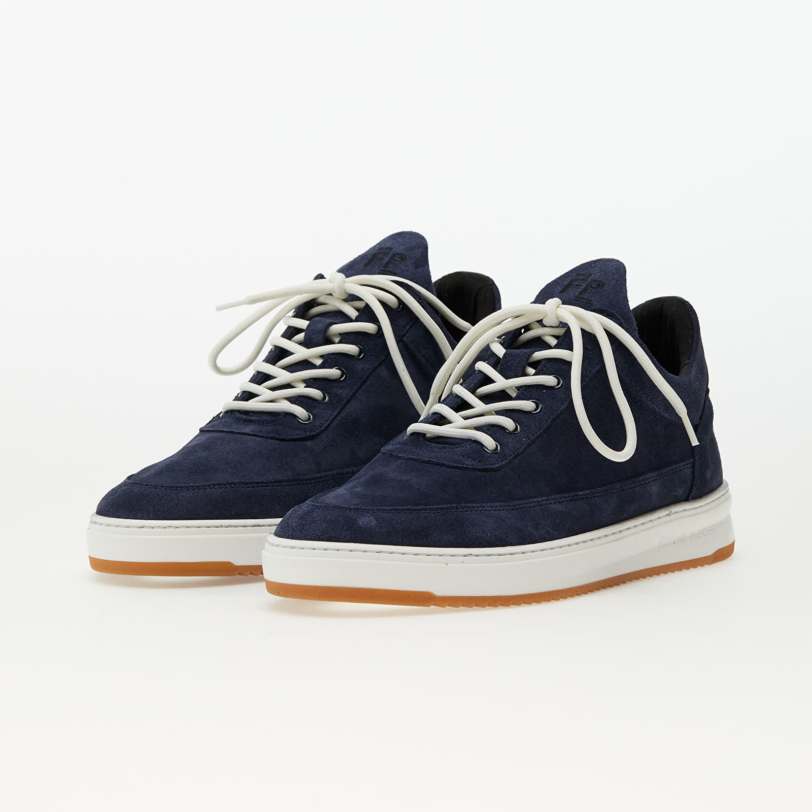 Pánské tenisky a boty Filling Pieces Low Top Ripple Suede Dark Blue