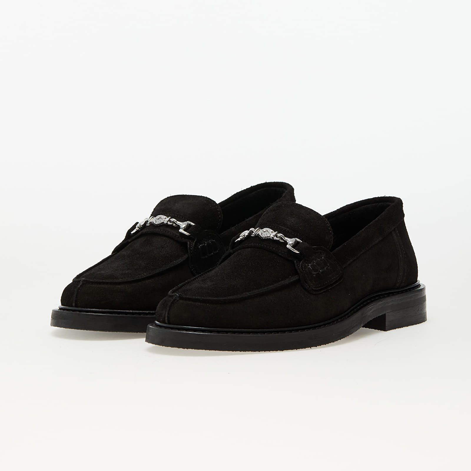Férfi cipők Filling Pieces Loafer Suede Black